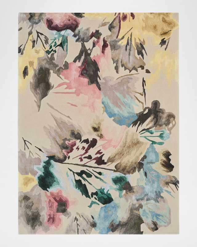 Prismatic Beige/Multicolor Hand-Tufted Rug, 9' x 12'